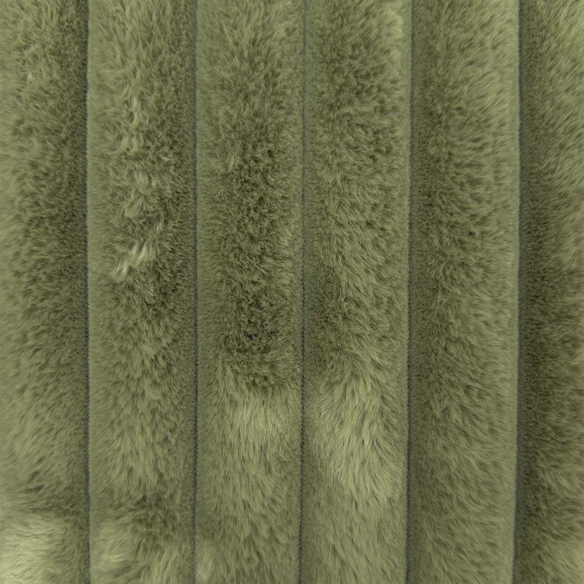 'Cosy’ Olive Green Faux Fur 3 Seater Sofa