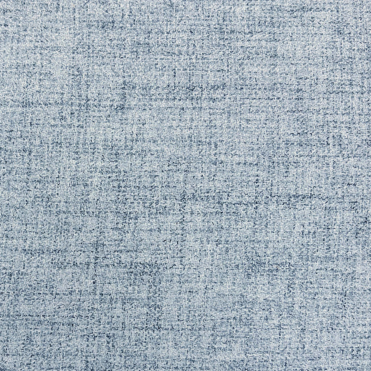 Close-up of the mist grey woven fabric used on the Augusta roll back dining chairs