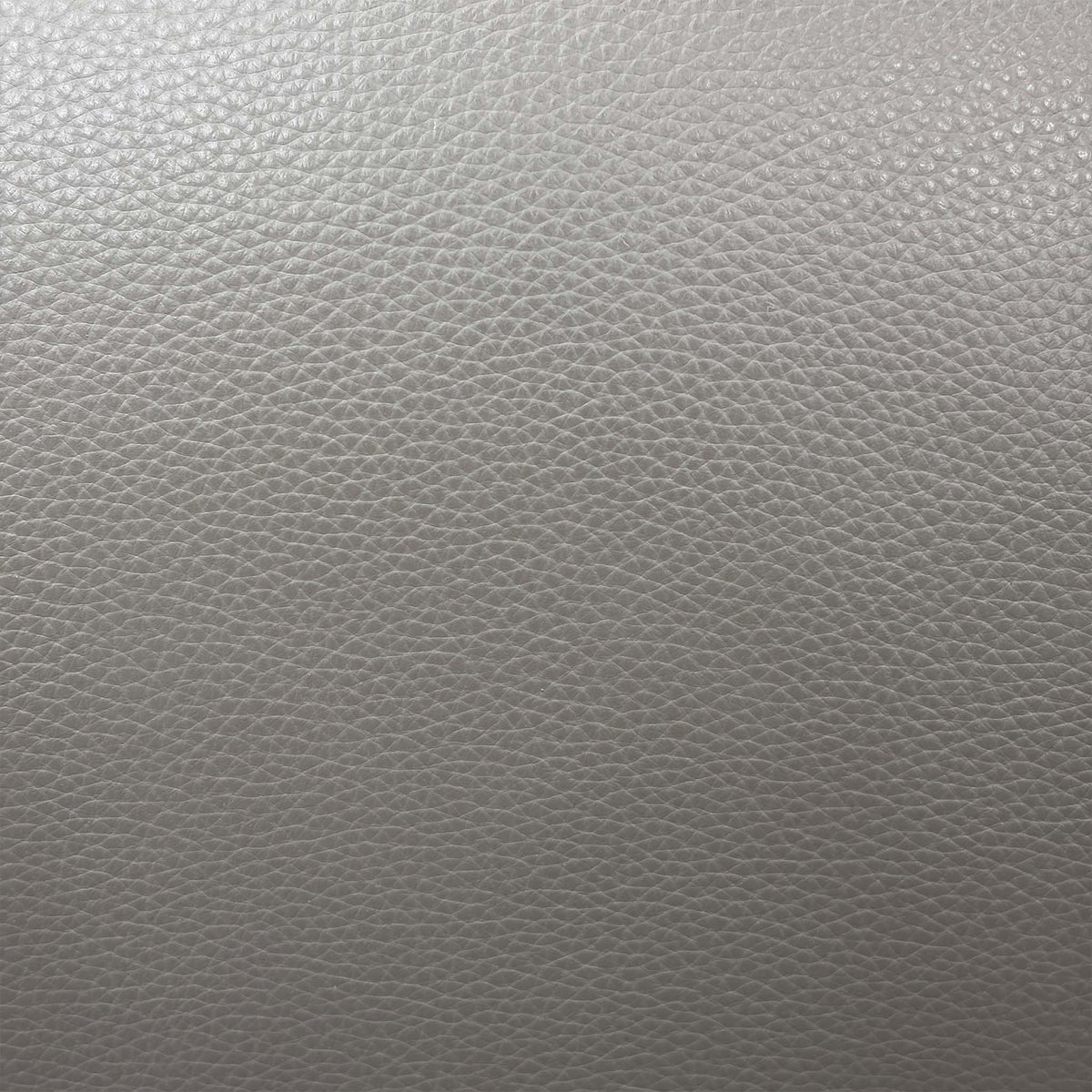 Close-up of the elephant grey grained leather used on the Elphaba sofa set