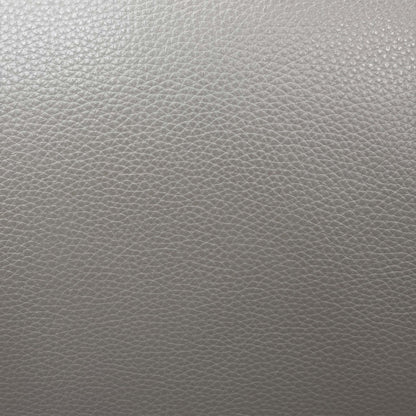 Close-up of the elephant grey grained leather used on the Elphaba sofa set