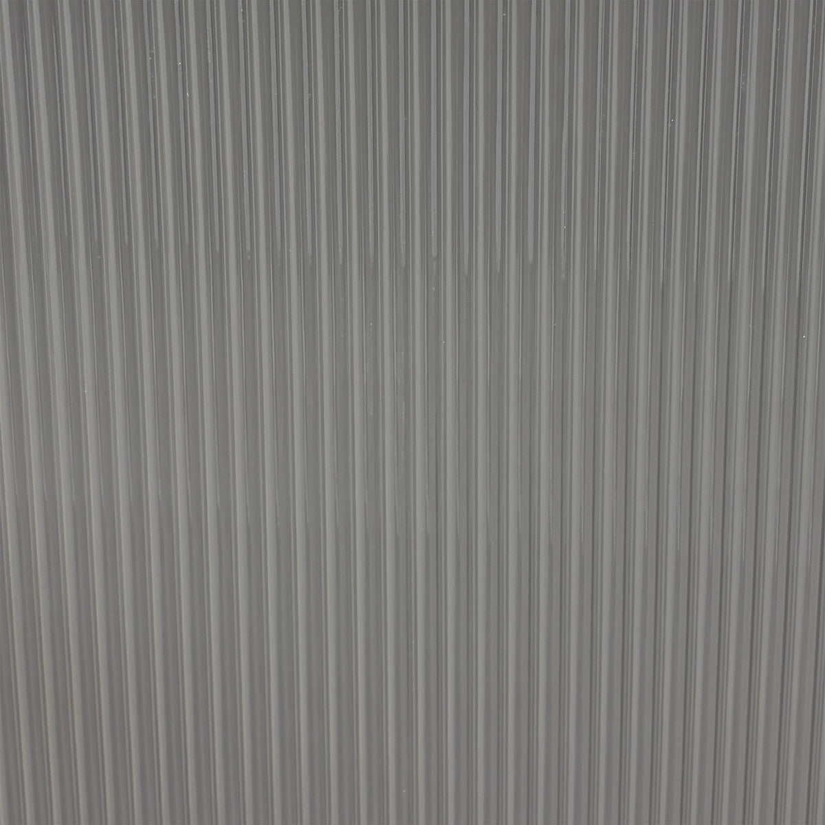Close-up of the fluted grey high gloss finish used on the Ivy sideboard doors and drawers
