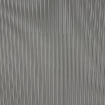 Close-up of the fluted grey high gloss finish used on the Ivy sideboard doors and drawers