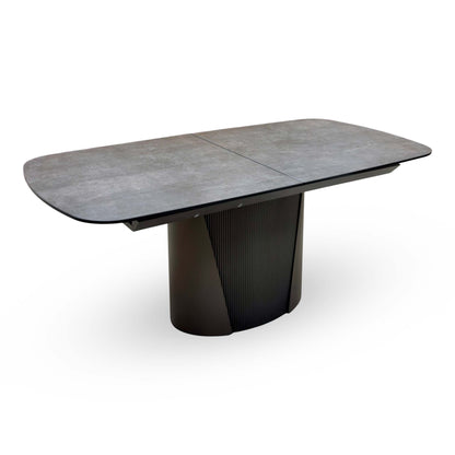 'Icon' Bronze Ceramic Top 180cm Extending Dining Table