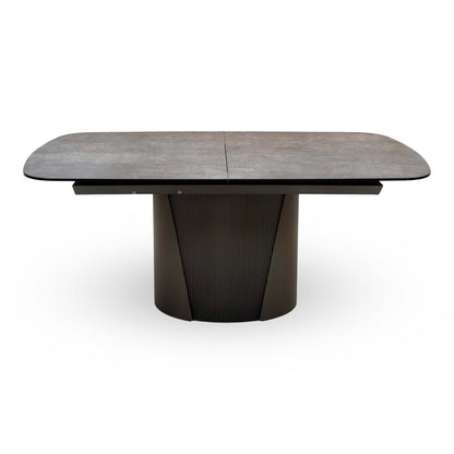 'Icon' Bronze Ceramic Top 180cm Extending Dining Table