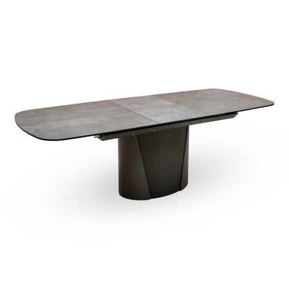 'Icon' Bronze Ceramic Top 180cm Extending Dining Table