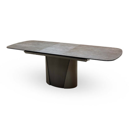 'Icon' Bronze Ceramic Top 180cm Extending Dining Table