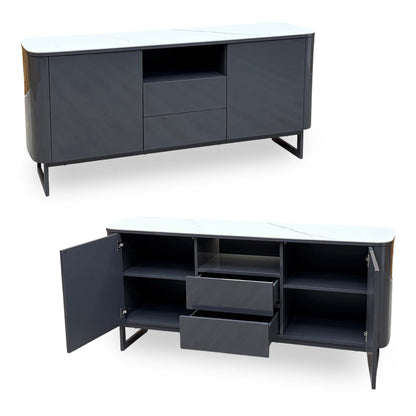‘Carrera' Ceramic Top 2 Door 2 Draw Large Sideboard
