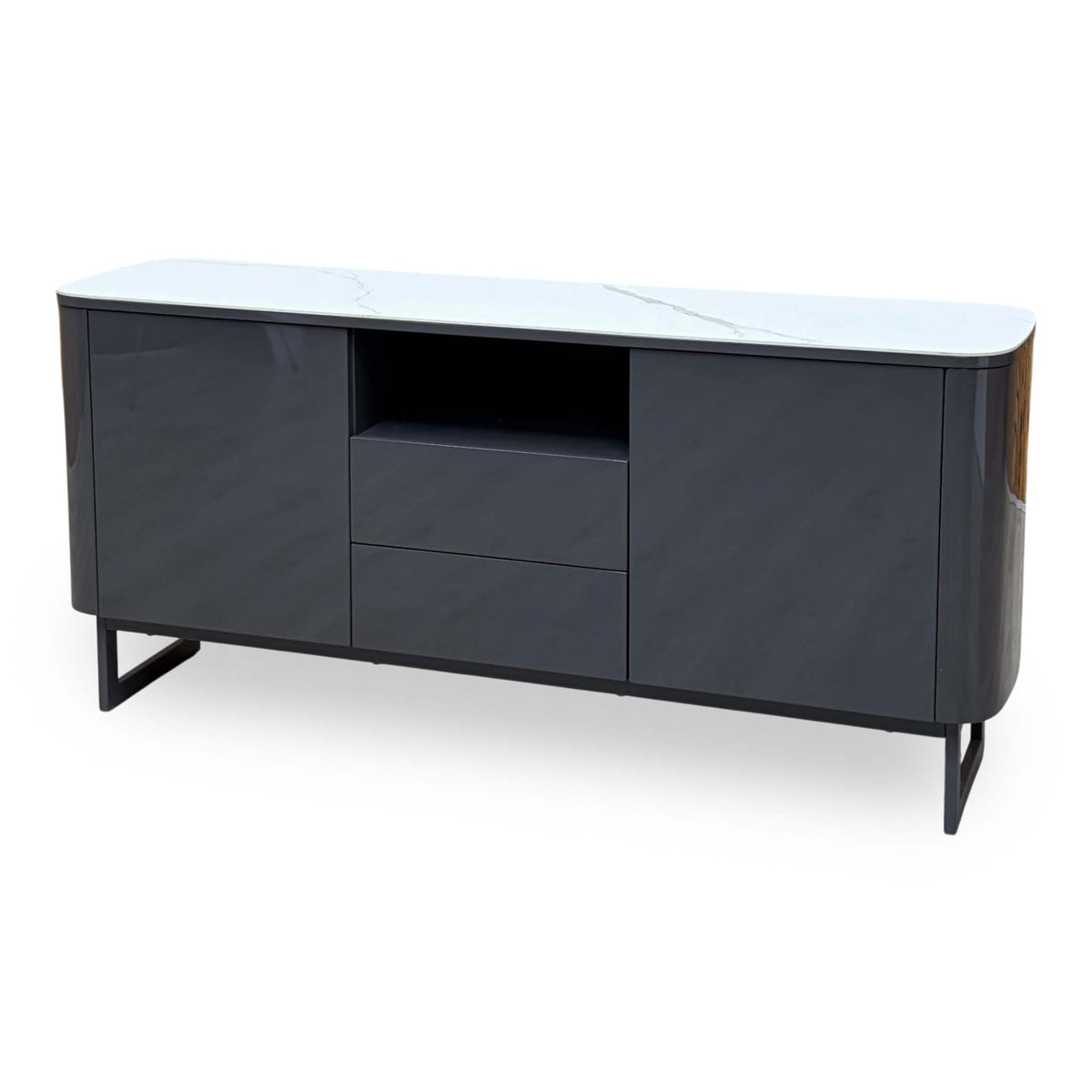 ‘Carrera' Ceramic Top 2 Door 2 Draw Large Sideboard