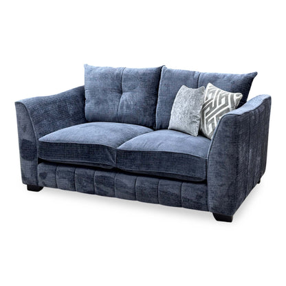 ‘Allure’ Coco Indigo Wng Fabric 2 Seater Classic Back Sofa