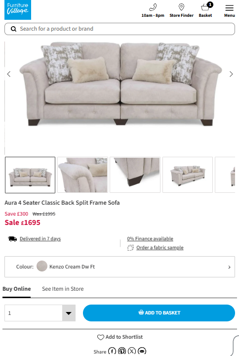 Price comparison