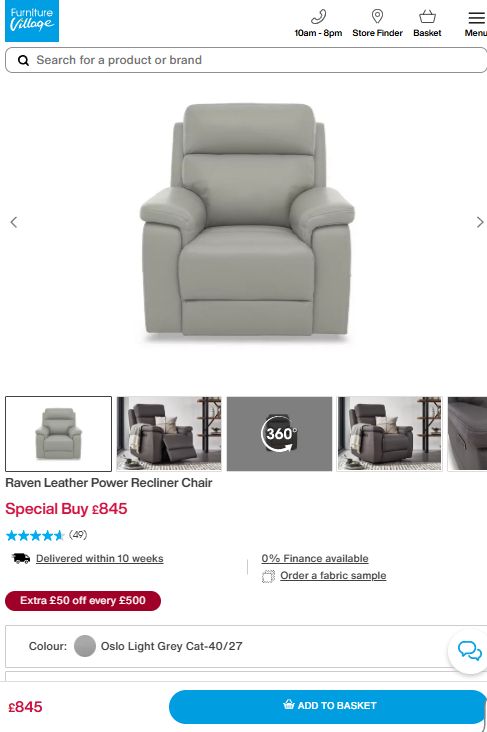 Price comparison