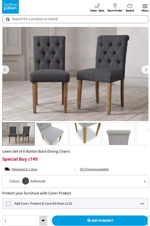 Price comparison