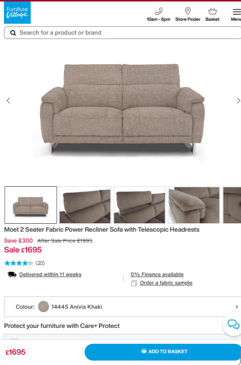 Price comparison