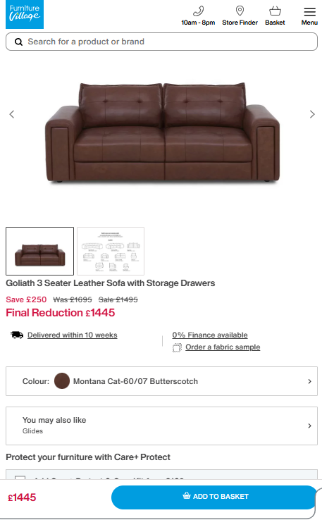 Price comparison