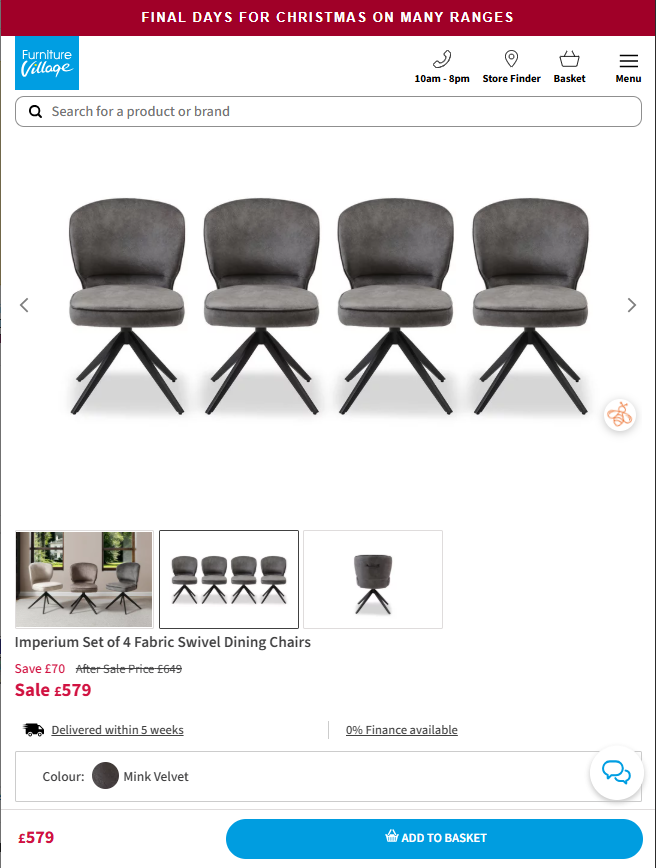 Price comparison