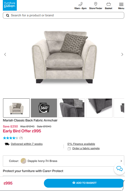 Price comparison