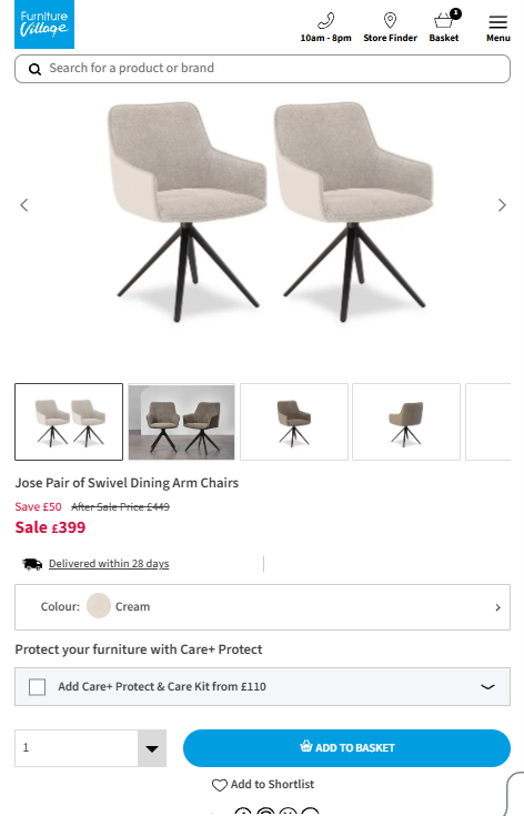 Price comparison