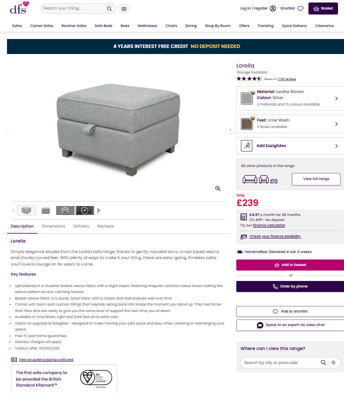 Price comparison