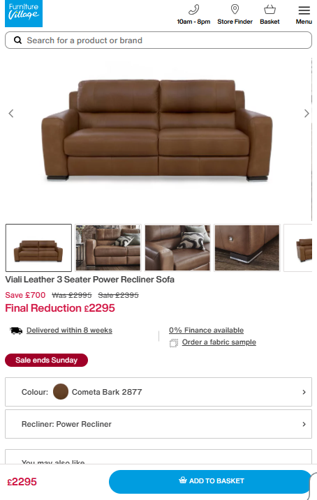 Price comparison