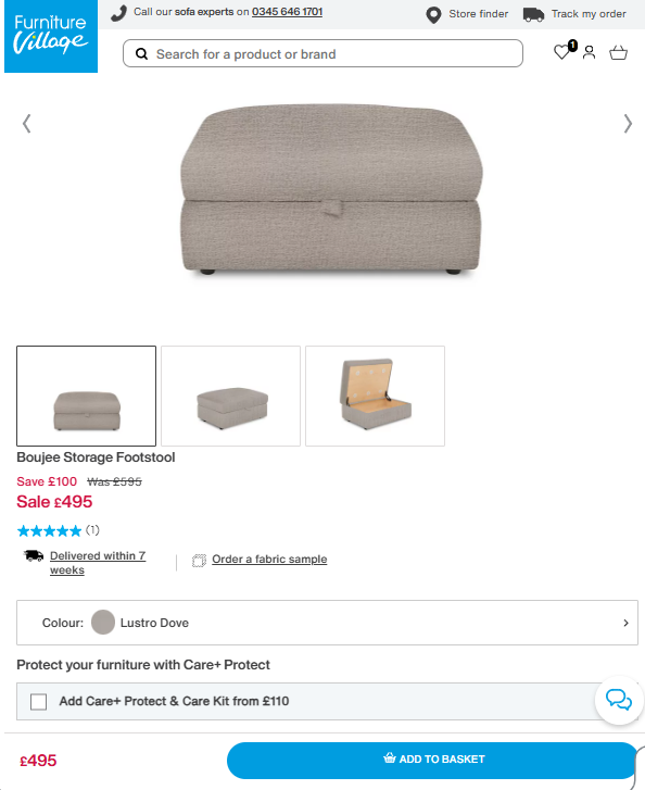 Price comparison