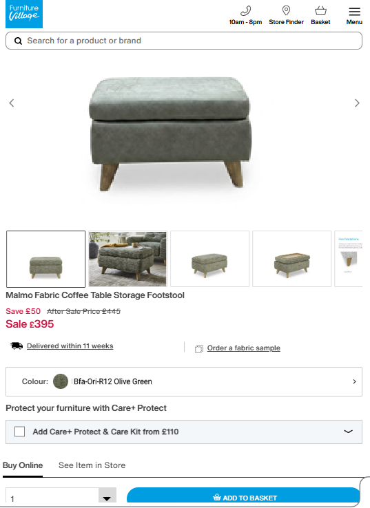 Price comparison