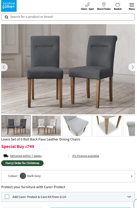 Price comparison