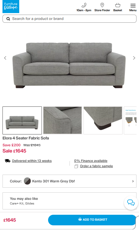 Price comparison