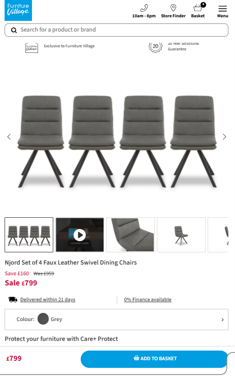 Price comparison