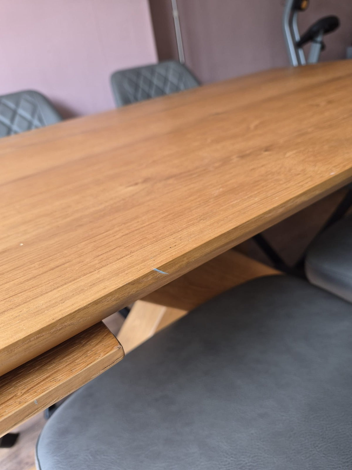 'Aydin' Solid Oak 150cm Extending Dining Table