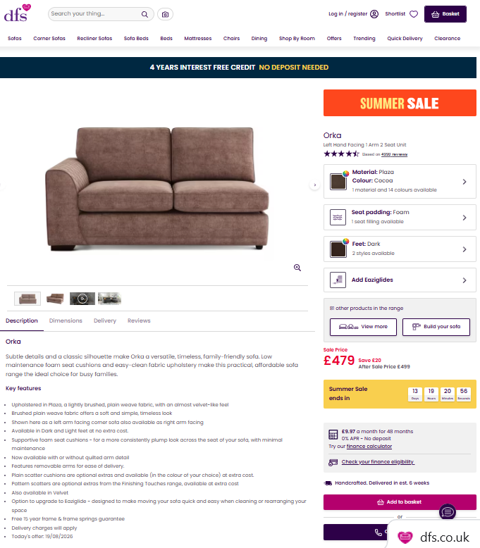 Price comparison