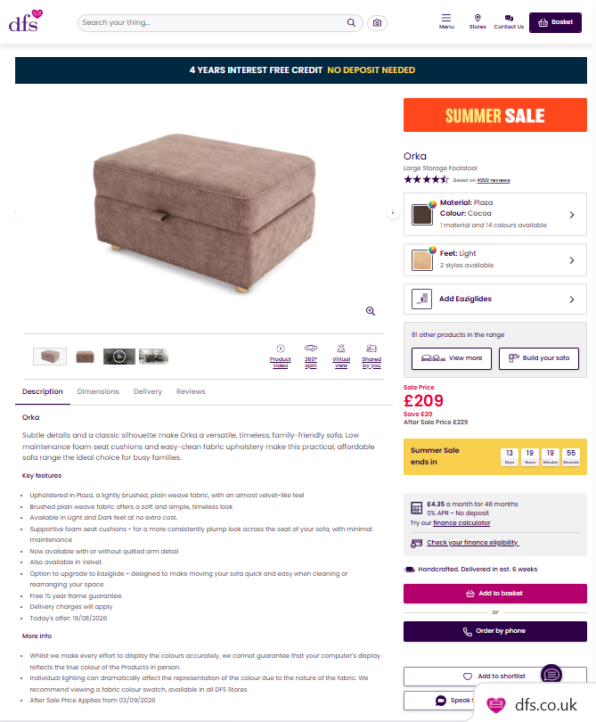 Price comparison