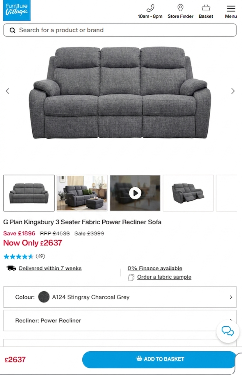 Price comparison