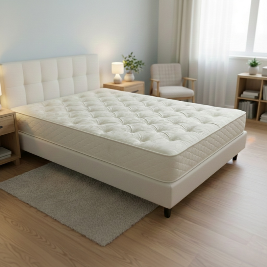 ‘Turin’ Hypoallergenic Firm Fully Pocket Sprung Double Sided Mattress - Super King