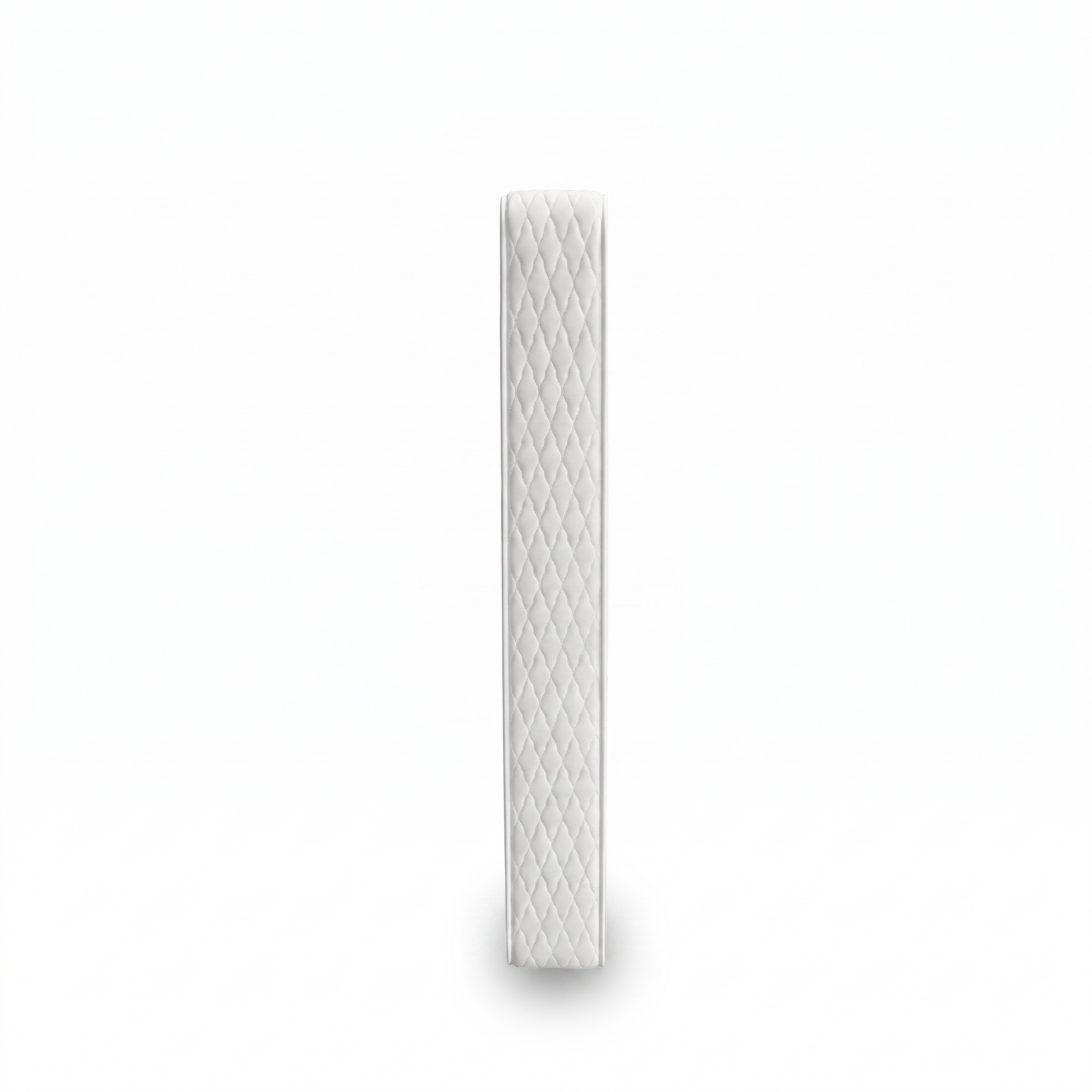 'Turin' Hypoallergenic Firm Fully Pocket Sprung Double Sided Mattress - King, close-up angled corner view showing quilted damask fabric