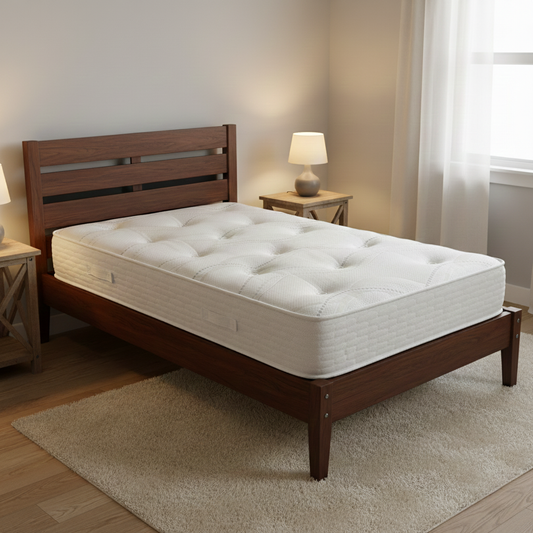 'Novara' Ortho Hand-Tufted Fully Pocket Sprung Double Sided Mattress - Single