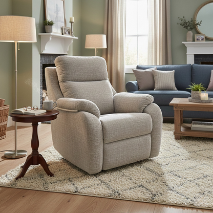 G Plan 'Kingsbury' B103 Shore Slate Woven Fabric Armchair