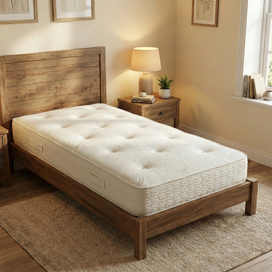 'Como' Ortho Fully Pocket Sprung Firm Double Sided Mattress - Single