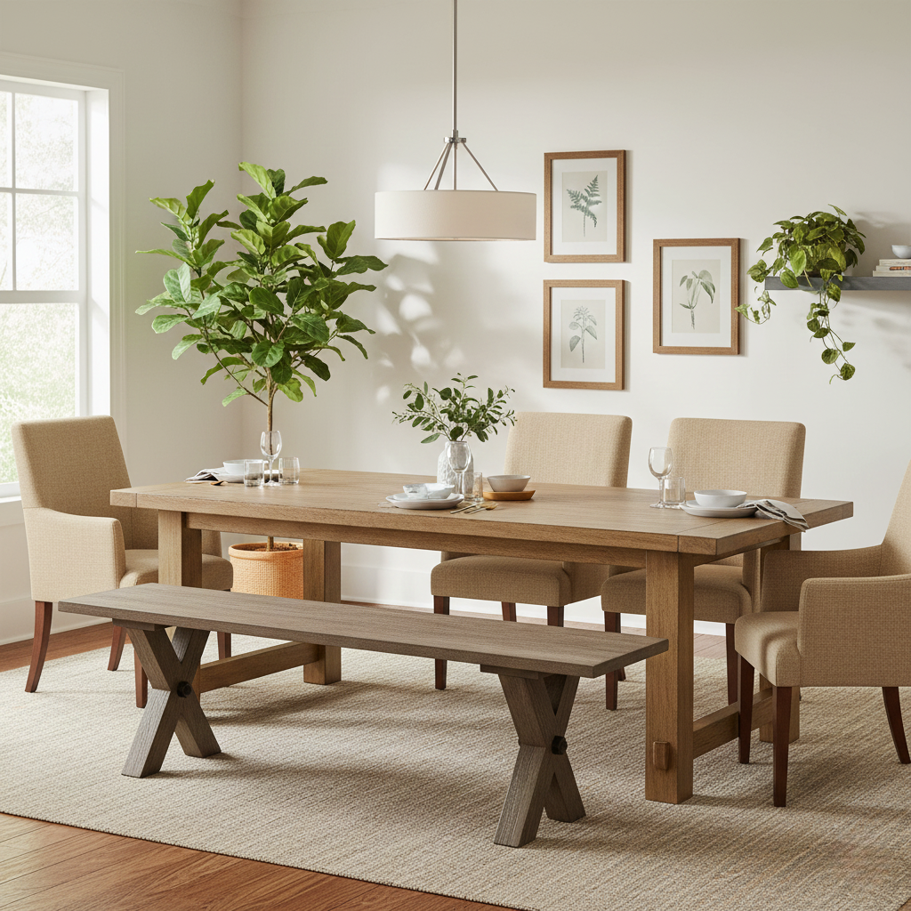 Bodahl 'Loki' 08 Vintage Grey Solid Oak 160cm Dining Bench with All Wooden X-Shaped Legs