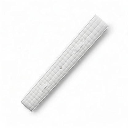 Kudos 2000 Pocket Sprung Mattress Single, corner view showing quilted top and grey side panel with handle