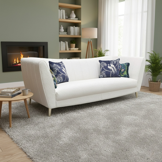 ‘Wylde’ Natural Savannah Boucle 4 Seater Sofa