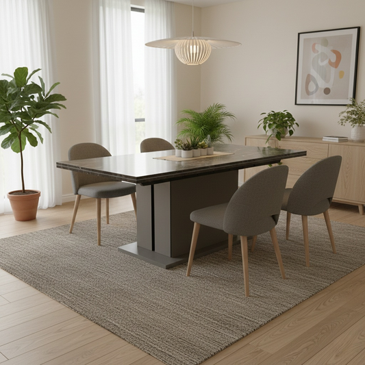 ‘Lusso’ Large 200cm Ceramic Top Extending Dining Table