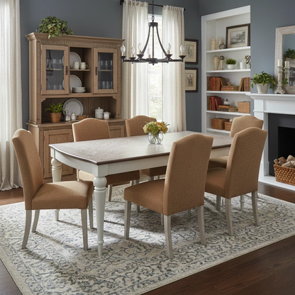 Living Room of the Annecy Extending Dining Table.