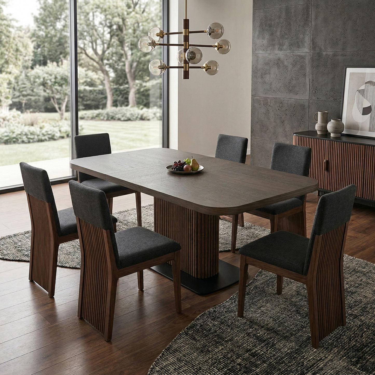 ‘Jai’ Small Solid Oak 130cm Extending Dining Table