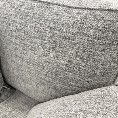 'Chalfont' Sort Grey Woven Fabric Chair - Set of 2