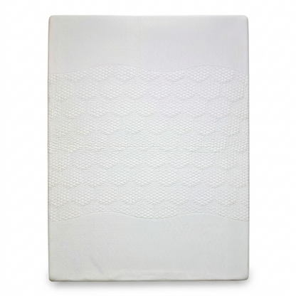 Front view of the Emma Diamond Spring-Free Deluxe King Mattress, featuring the PolarLuxe™ cooling cover with a modern quilted finish and 29cm depth.