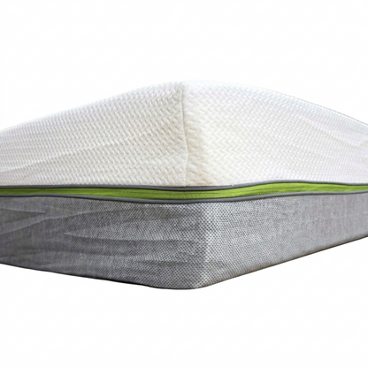 Edge profile of the mattress, emphasizing the substantial 29cm height and the reinforced, stable edges of the all-foam construction.