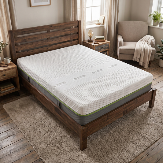 Emma Mattress Diamond Spring Free Deluxe Hybrid Mattress - Double