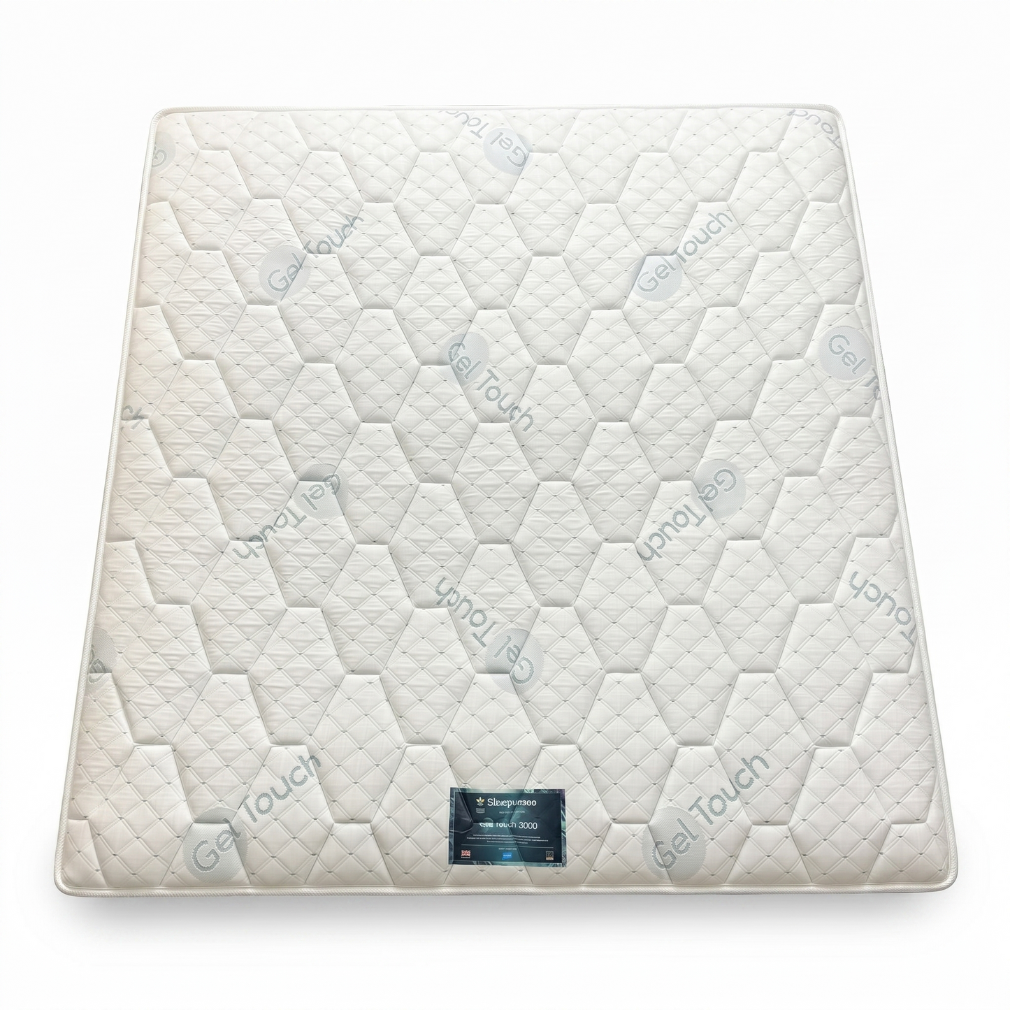 Sleepeezee 'SensaGel' 3000 Pocket Springs Medium Firm Hybrid Pillow Top Hypoallergenic Mattress - Super King