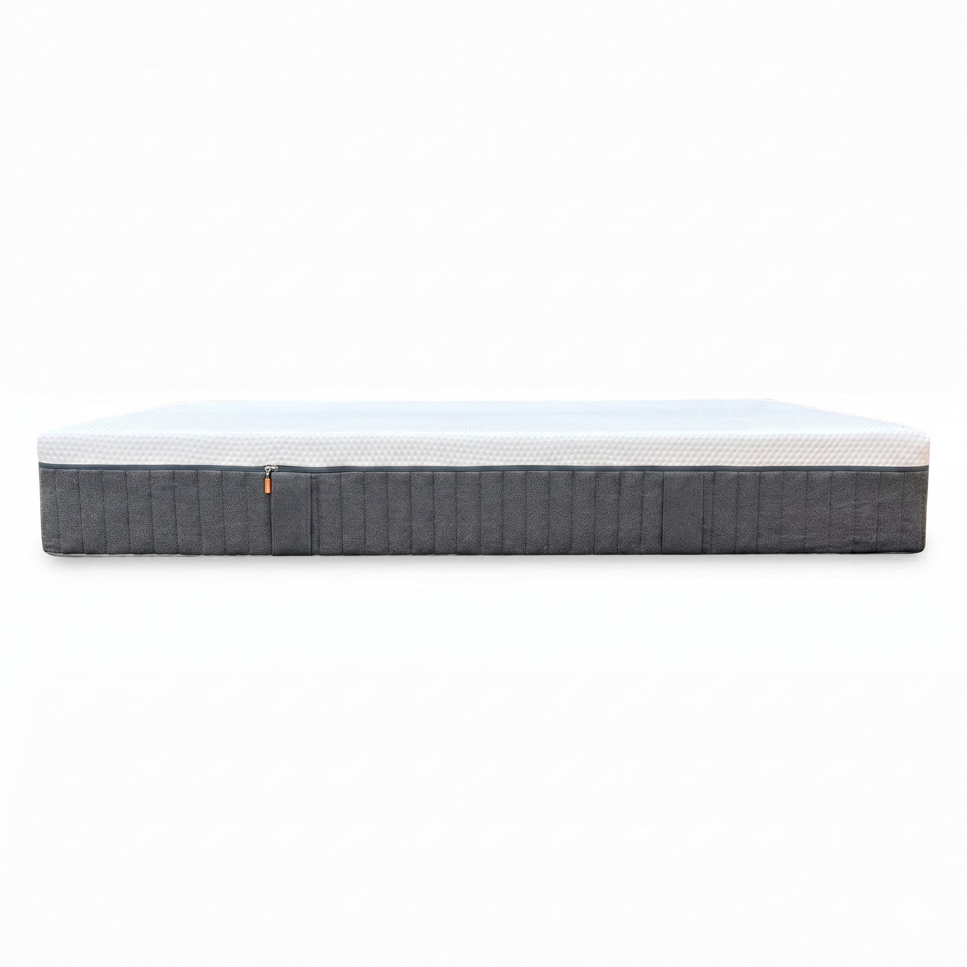 Side view of the Emma Original, showcasing the removable, machine-washable hypoallergenic cover and the premium 25cm deep foam construction.