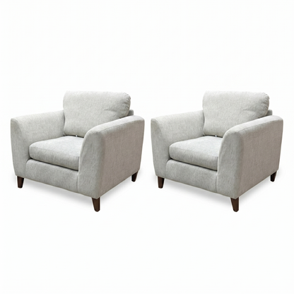 ‘Pippa’ Spring Sea Grey Sky Wd Ft Woven Fabric Chair Set
